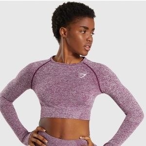 Gymshark vital seamless long sleeve crop top